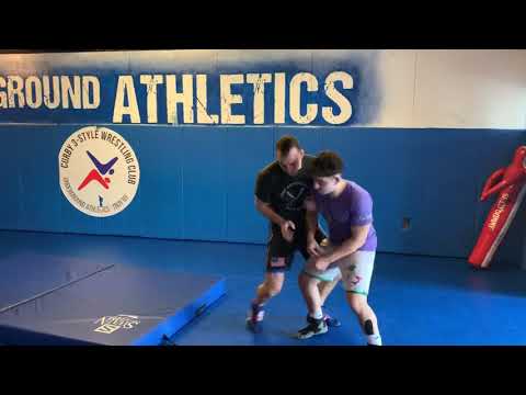 Greco Roman Technique: Front Headlock from Two on One(High Arm)