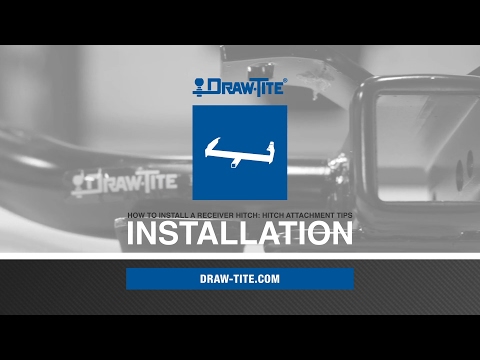 How To Install A Receiver (Trailer) Hitch - Hitch Attachment Tips: Draw•Tite®