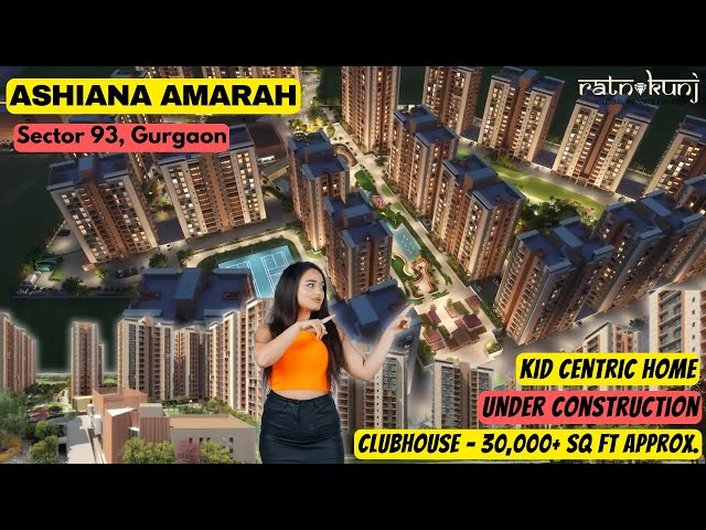 3 BHK 1600Sqft Flat For Sale Ashiana Amarah in Sector 93 Gurgaon
