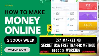 How to Make Money Online from Day 1 with CPA Marketing | Beginner's Guide to Passive Income thumbnail