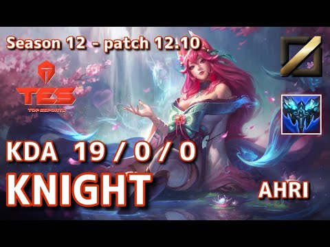 【KRサーバー/GM】TES Knight アーリ(Ahri) VS トリンダメア(Tryndamere) MID - Patch12.10 KR Ranked【LoL】