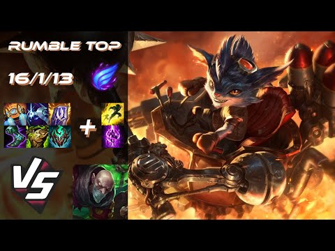TOP Rumble vs Singed - EU Challenger Patch 14.14