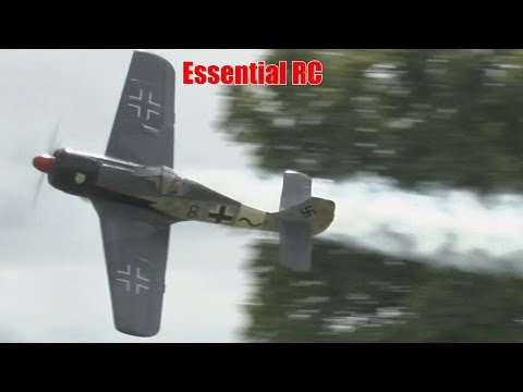 LARGE SCALE RC FW190 Warbird (Moki 250 radial engine)