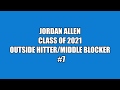 Jordan Allen- 2019/2020 Junior Season