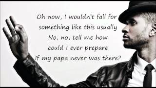 Usher - Sins Of My Father LYRICS ON SCREEN