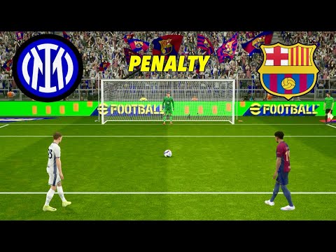 Inter Milan vs FC Barcelona Full Penalty Shootout | INT vs FCB Match | eFootball