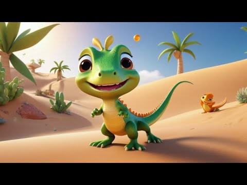 Os lagartos monitores fazem clique clique | Canção Infantil | Portuguese Nursery Rhyme |