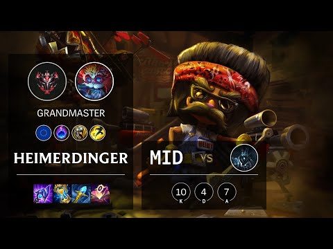 Heimerdinger Mid vs Karthus - EUW Grandmaster Patch 11.12