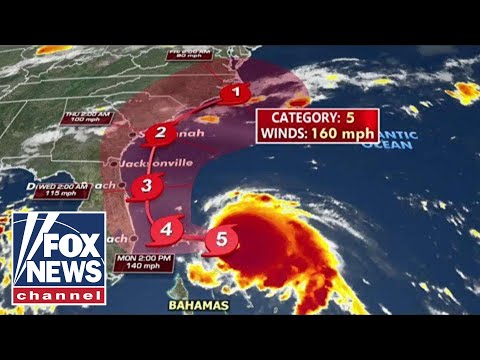 ハリケーン「ドリアン」がカテゴリー5にアップグレード (Hurricane Dorian upgraded to category 5)