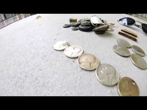 Metal Detecting at Night