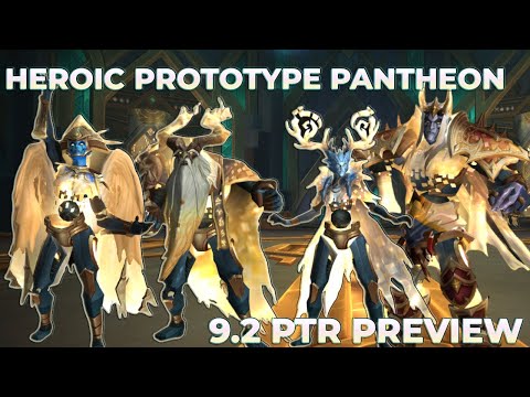 Heroic Prototype Pantheon 9.2 PTR Raid Testing | Sepulcher of the First Ones