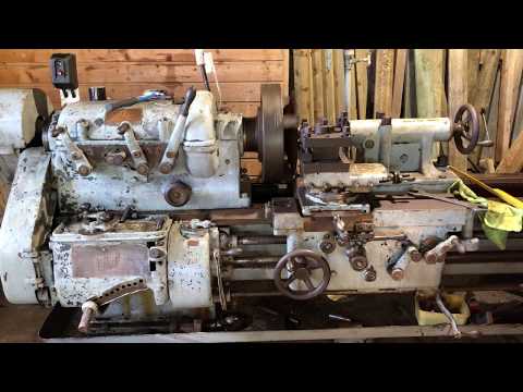 Old Norwegian lathe. Brødrene sundt Oslo 1930