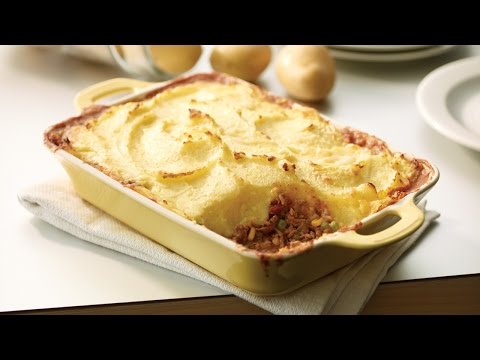Cheesy Potato-Topped Beef & Vegetable Shepherd's Pie | 2012 Milk Calendar Recipe