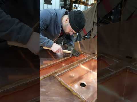 Kupferabdeckung für Brasserie