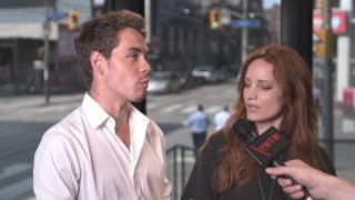 Turbo Kid (2015) -- Munro Chambers and Laurence LeBoeuf Interview video