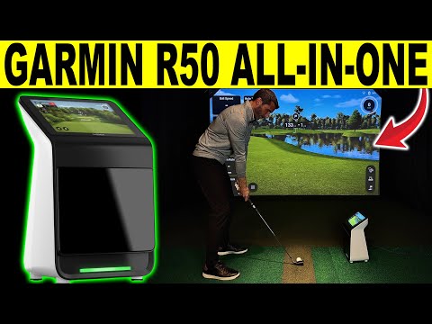 Garmin R50 Review: Unboxing, Setup, & Shots! No More Gaming PC Golf Simulator?