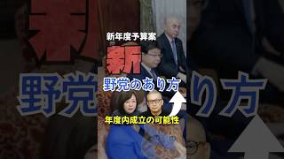 【令和版】新野党スタイル　賢い政策の通し方 #高市政権 #日本保守党 #予算案 #shorts