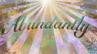 Abundantly (Avalon) | Jared Roberts | Piano Solo