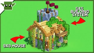 Minecraft | How to Build a 9x9 Fortified House [EASY 5x5 System]