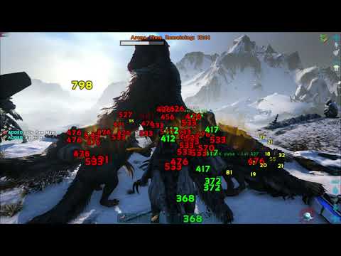 ARK - Alpha Megapithecus vs Therizino army