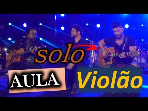 Vídeo AULA (VIOLÃO SOLO) Preto No Branco, Marcos Almeida - O Autor