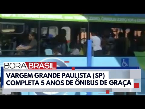 Vargem Grande Paulista é pioneira em tarifa zero e ônibus elétricos | Bora Brasil