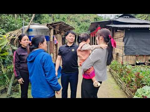 Both of them were very happy to see this adorable baby again