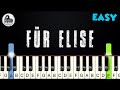 Für Elise Beethoven EASY PIANO TUTORIAL By Betacustic
