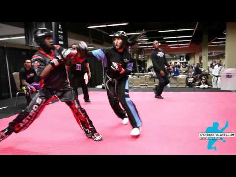 CSK v Melanie Ortiz Womens Sparring 2016 AKA Warrior Cup