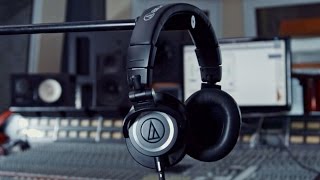 Video thumbnail for Studio Headphone Review: Audio-Technica ATH-M50x by SoundID for Creators
