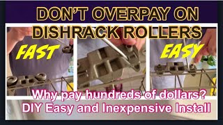 Replace Lower DishRack Wheels/Rollers for Maytag, Whirlpool, Kenmore, Other — Price Comparisons