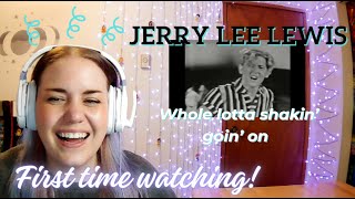 *Opera singer's first time watching!*- Jerry Lee Lewis- Whole Lotta Shakin' Goin' On- Gooble Reacts!