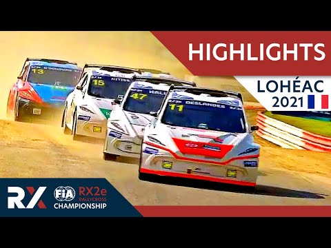 電動ラリークロス フランス（ エアロック）2021年 RX2eクラスの予選ハイライト動画