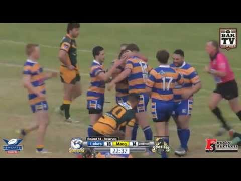 Real NRL Round 14 Reserve Grade Highlights - Lakes v Macquarie