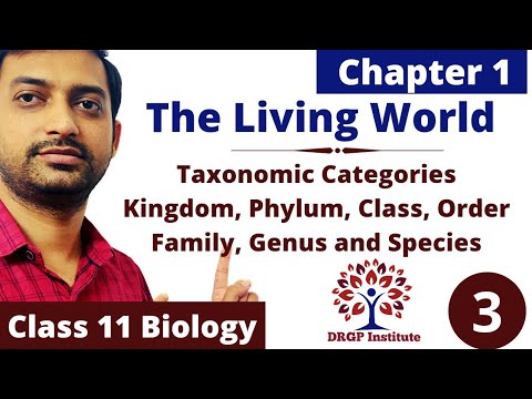 Chapter 1 | The Living World | Taxonomic Categories |...