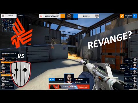 SEMI-FINAL: BAD NEWS EAGLES VS SINNERS - TIPSPORT PRAGUE - HIGHLIGHTS