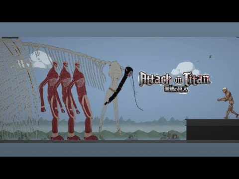 Eren founding titan transformation in melon Playground