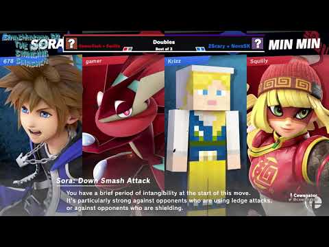 Quote & Krizz (B) vs. GamerZach & Corvo (R) - Losers Rd 2 - Smashkatoon 54