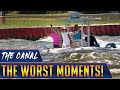 WARNING POINT PLEASANT CANAL SINKING AND STUFFINGS 2022 HAULOVER INLET WAVY BOATS