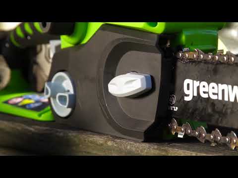 Greenworks 24V 10 inch cordless chainsaw