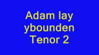 Adam lay ybounden (tenor2).wmv