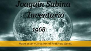 Joaquín Sabina   Inventario   1968
