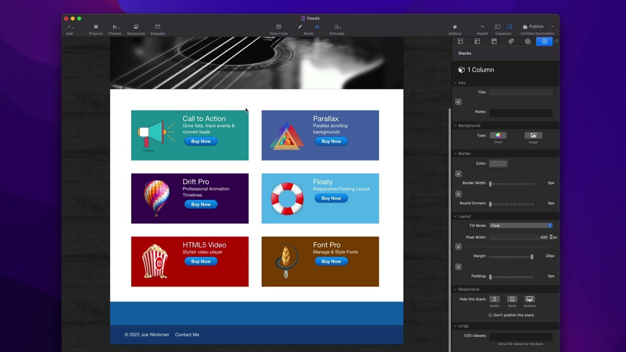 Feeds - Creating Template Layouts