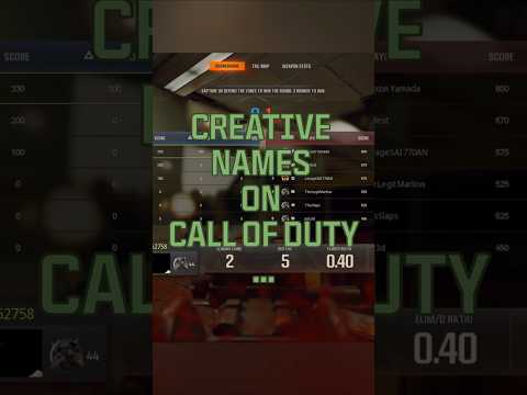 Creative Call of Duty Names You've Never Seen Before! (Best COD Lobby Names)
