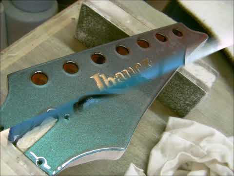 Swirling(Ibanez RG 7321 7 string Guitar 3 colour chameleon paint)