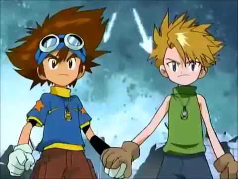 Agumon y Gabumon digievolucionan a Wargreymon y Metalgarurumon