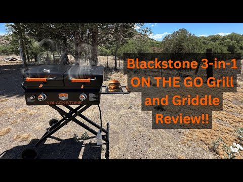 Blackstone 3-in-1 ON THE GO Grill & Griddle Cooking Review!!!