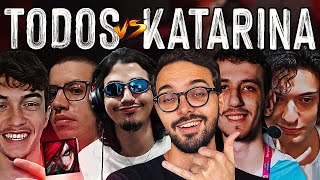 1 KATARINA DE HACK vs 5 DEMACIANOS!
