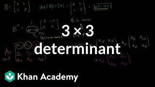 Linear Algebra: 3x3 Determinant