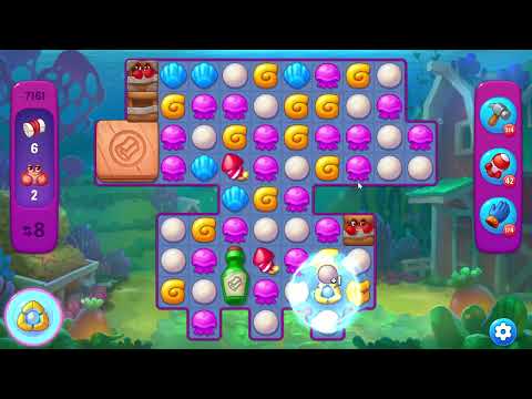 Fishdom 7161 Super Hard Level - 16 moves - NO BooSTERS